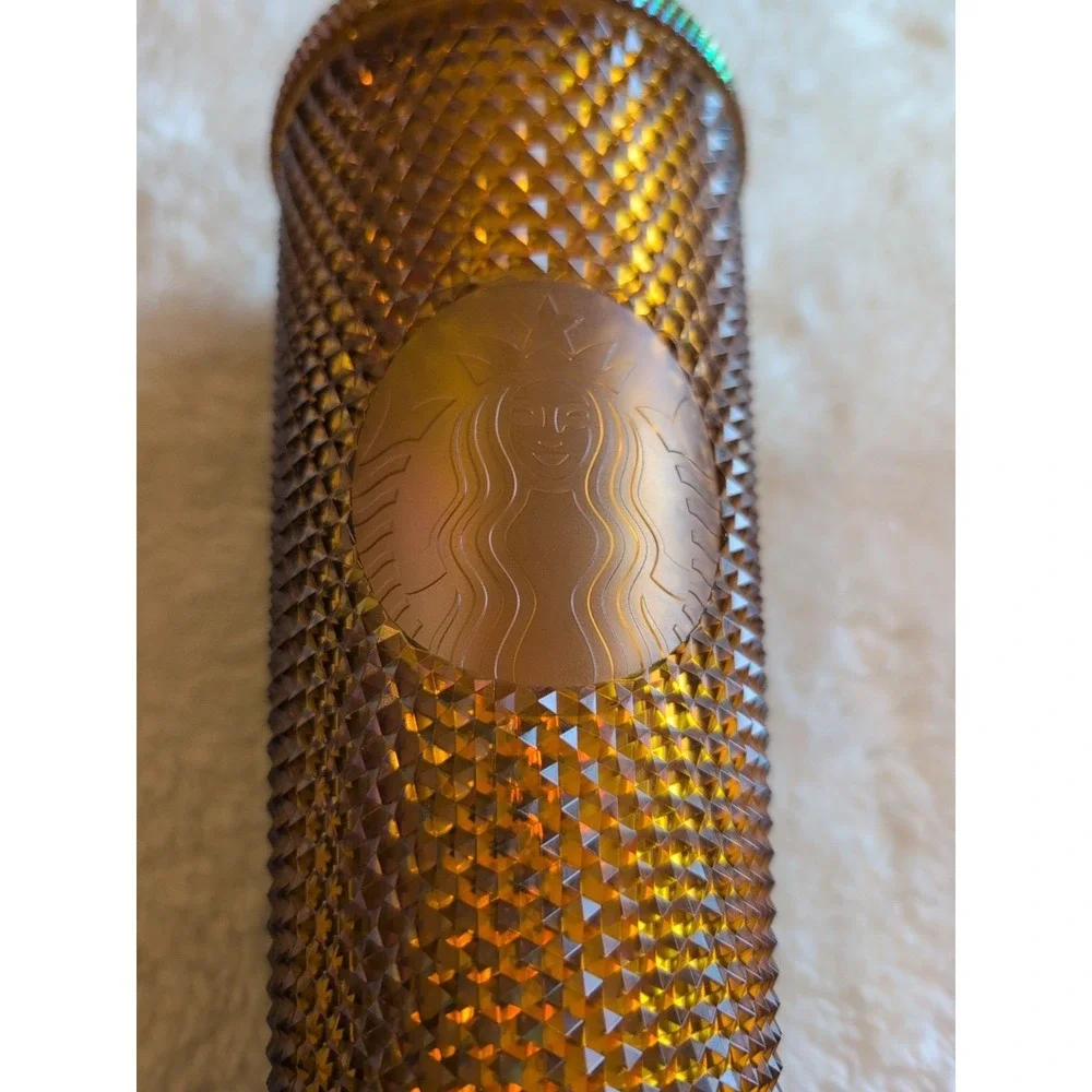 Starbucks Venti 24 Oz Cold Cups Rose Kaleidoscope & 50th Anniversary set‎ of (2)